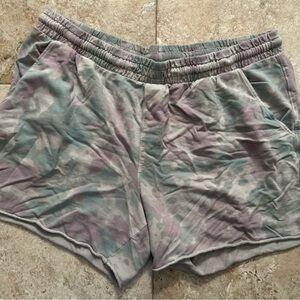 Unisex Multicolor Tie-Dye Shorts